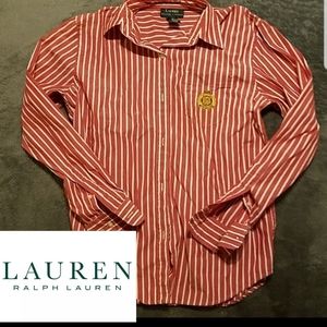 Striped Lauren Ralph Lauren Button down Blouse S
